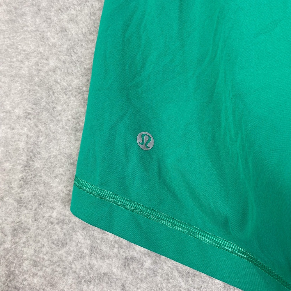 Lululemon Shorts Womens 10 Green Wunder Train High Rise 6" - Picture 3 of 9